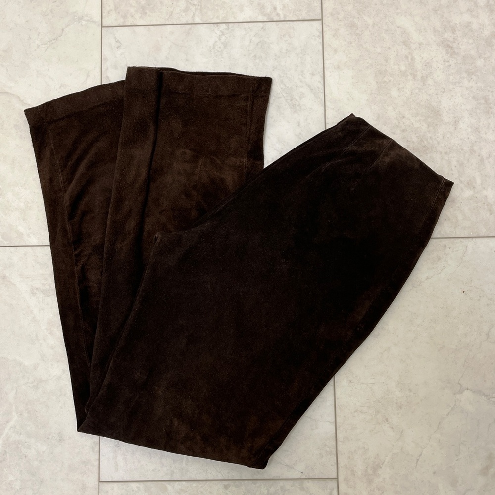 Women's Apostrophe Leather Polyester Lined Pants 8 x 29.5L